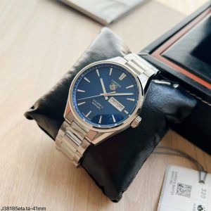 SUPER CLONE MÁQUINA ETA – TAG HEUER CARRERA CALIBRE 5 AZUL 41MM - Imagem 1