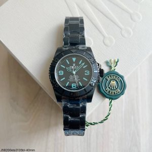 SUPER CLONE MÁQUINA ETA ROLEX SUBMARINER PRETO BLAKEN 40MM Introdução - Imagem 1