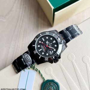 SUPER CLONE ETA – ROLEX SUBMARINER PRETO BLAKEN 40MM - Imagem 1