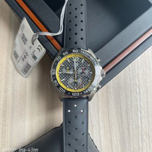 SUPER CLONE MÁQUINA ETA - TAG HEUER FORMULA 1 CARBON 43MM - Imagem 1