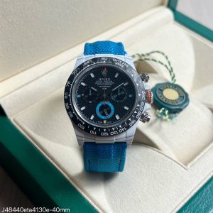 SUPER CLONE MAQUINA ETA ROLEX DAYTONA DIW CARBONO 40MM BRANCO - Imagem 1