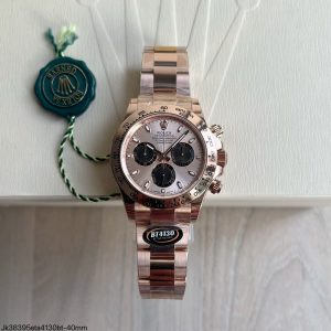 SUPER CLONE MÁQUINA ETA ROLEX DAYTONA ROSE 40MM - Imagem 1